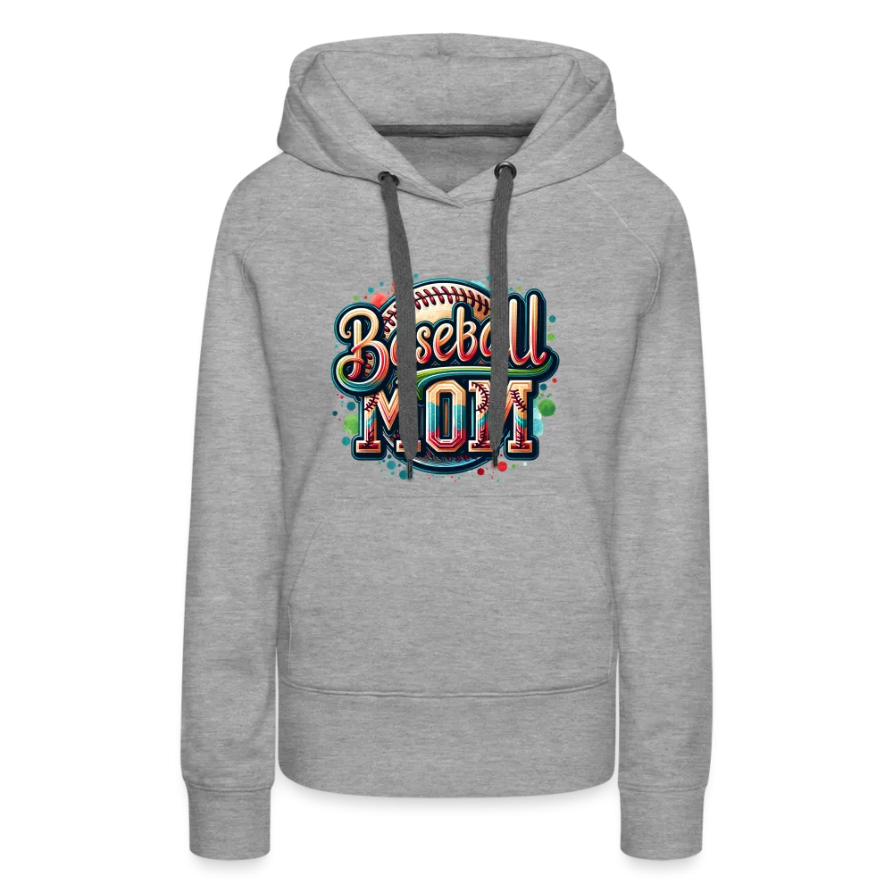 Baseball Mom Premium Hoodie