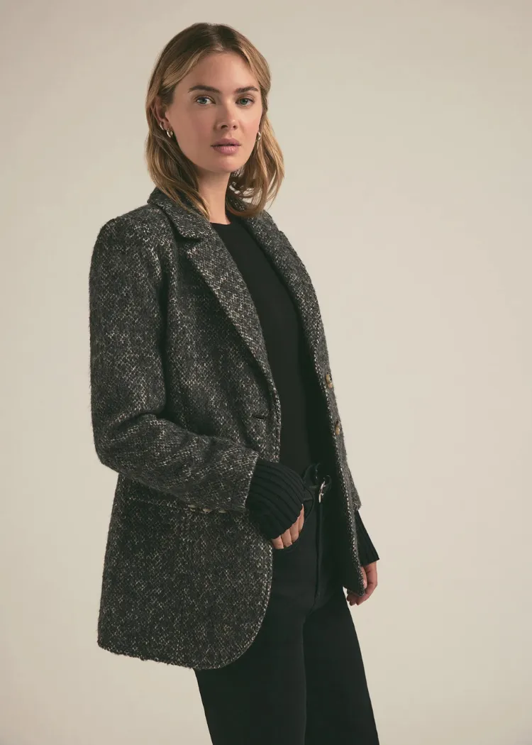 Favorite Daughter The City Blazer- Black Multi