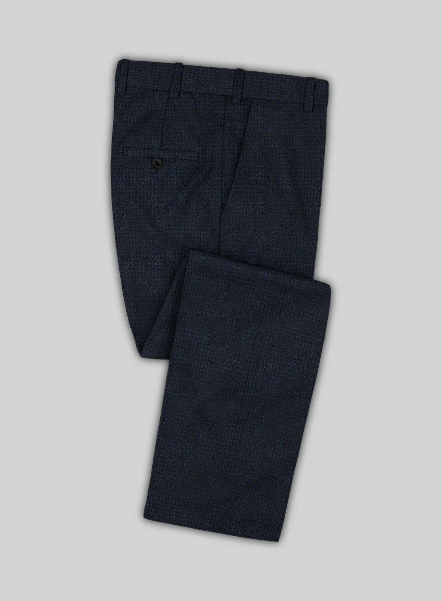 Italian Hibalo Blue Wool Suit