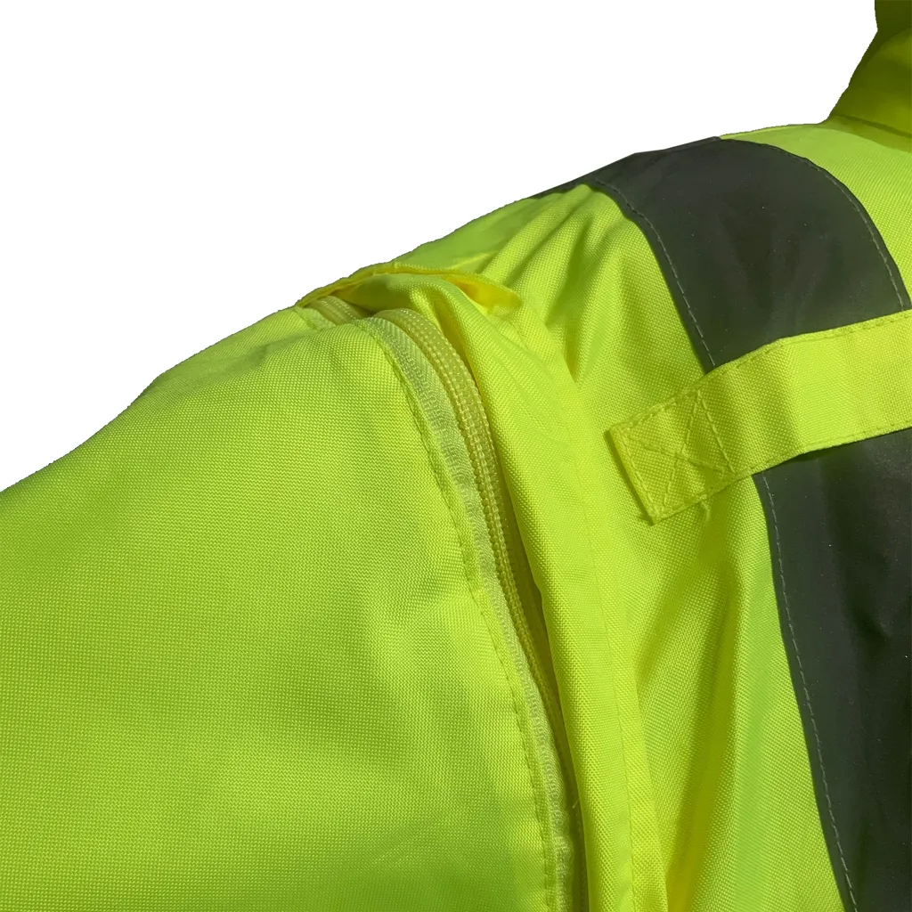 Petra Roc Class 3 Two Tone Lime/Black Waterproof 6-in-1 Parka Jacket