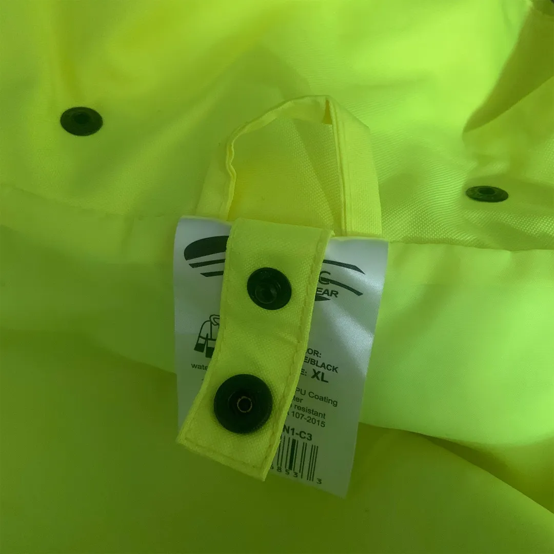 Petra Roc Class 3 Two Tone Lime/Black Waterproof 6-in-1 Parka Jacket