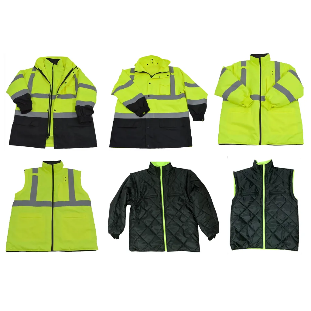Petra Roc Class 3 Two Tone Lime/Black Waterproof 6-in-1 Parka Jacket