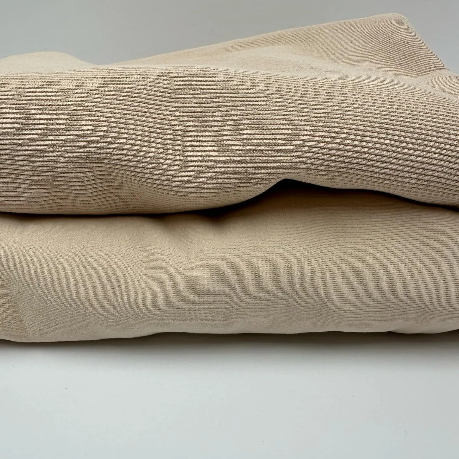 Rib Knit- Tan