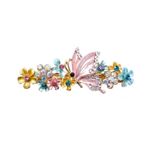 Yellow Chimes Hair Clips for Women Girls Barrette Hair Clips for Women Hair Accessories for Women Butterfly Clips for Women Multicolor French Barrette Hair Clips for Women and Girls Gift For Women & Girls